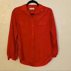 Vintage red blouse
